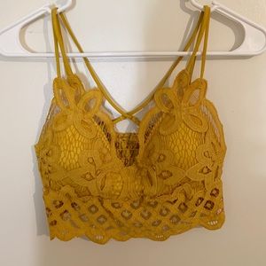 Mustard Yellow Bralette